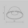 Миниатюра фото линза ⌀75mm 60° для светильника maytoni focus led lensd75-60 | 220svet.ru