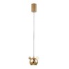Миниатюра фото подвесной светодиодный светильник crystal lux sp led gold | 220svet.ru