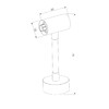 Миниатюра фото стойка с питанием elektrostandard 85191/00 a066188 | 220svet.ru