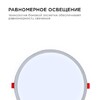 Миниатюра фото встраиваемая светодиодная панель ogm lp-12 | 220svet.ru