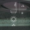 Миниатюра фото встраиваемый светильник sd 805 aluminium | 220svet.ru