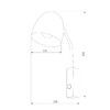 Миниатюра фото бра tk lighting 4167 black | 220svet.ru
