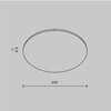 Миниатюра фото стекло для пылевлагозащиты к светильнику maytoni dip glass001-d45 | 220svet.ru