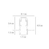 Миниатюра фото шинопровод магнитный встраиваемый arte lamp expert-accessories a580106 | 220svet.ru