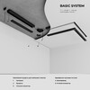 Миниатюра фото заглушки для профиля в натяжной потолок черный elektrostandard basic system 85236/00 | 220svet.ru