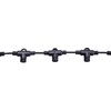 Миниатюра фото провод-шина для гирлянд uniel ucx-f90 t20/2m/bk ul-00013217 | 220svet.ru