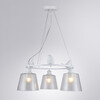 Миниатюра фото подвесная люстра arte lamp passero a4289lm-3wh | 220svet.ru