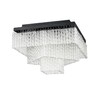 Миниатюра фото потолочная люстра lumion spirals 6576/11cs черный | 220svet.ru