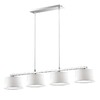 Миниатюра фото подвесная люстра ideal lux hilton sp4 linear bianco | 220svet.ru