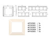 Миниатюра фото рамка 5-постовая ambrella volt alfa line af110305 | 220svet.ru