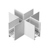 Миниатюра фото соединитель x-образный novotech shino nt23 000 135171 | 220svet.ru