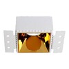 Миниатюра фото встраиваемый светильник crystal lux clt 051c1 wh-go | 220svet.ru