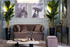 Миниатюра фото кашпо garda decor zsc872-27bl-gl | 220svet.ru