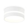 Миниатюра фото накладной светильник ambrella light swh/fr белый песок/белый матовый tn5388 | 220svet.ru