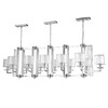 Миниатюра фото подвесная люстра crystal lux nicolas sp12 l1600 nickel/white | 220svet.ru