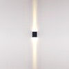 Миниатюра фото уличный фасадный светильник odeon light arrow 7188/10wl черный | 220svet.ru