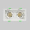 Миниатюра фото встраиваемый светильник crystal lux clt 068c2 wh | 220svet.ru