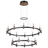Миниатюра фото подвесная светодиодная люстра odeon light candel 5009/98l | 220svet.ru