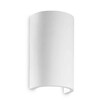 Миниатюра фото настенный светильник ideal lux flash gesso ap1 round | 220svet.ru